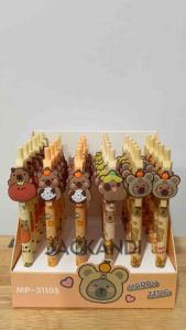 Pensil Mekanik Anak Cetek Capy Bara Kartun Lucu Karakter Capybara Imut Murah
