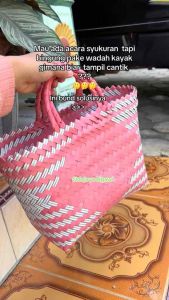 Paket Hemat Tas Sedang Lurik 10 pcs