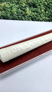 once pipa tulang sapi super bulat ukir Dji Sam Soe A665