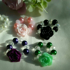 Aksesoris Hijab Mawar Handmade & Cincin Hijab Berkualitas