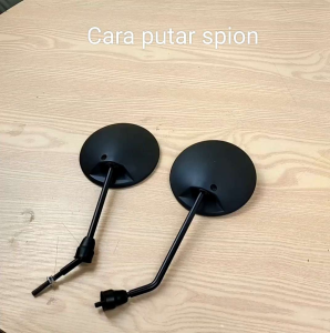 SPION SEPEDA LISTRIK UNIVERSAL DRAT 12/M8 BULAT/CROME/SEGI/OVAL