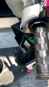 Handgrip Octagon Plus Jalu Stang Spiral Chrome Set Kanan Kiri Sepasang Universal Semua Motor
