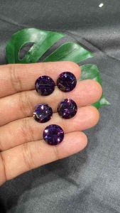 Cz Russian AMETHYST 2 PIECES Diamond 10.00mm White color CZ เพชร พลอย เพชรรัสเซีย AAA WHITE คิวบิก เซอร์โคเนีย(10 มิลลิเมตร)