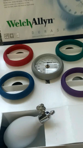 Welch Allyn Aneriod Sphygmomanometer Blood Pressure Monitor With 5 Colored Rings Durashock Welch Allyn Blood Presser Machine Price - Lazada