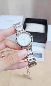 ĐỒNG HỒ NỮ CHÍNH HÃNG CITIZEN EM1100-84D Eco-Drive L Silver Dial & Stainless Steel Sapphire For Lady