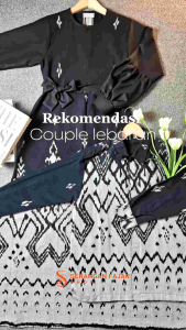 SET COUPLE RUBY BLACK DRESS TENUN / Baju Couple Pasangan Kondangan/ Dress / Kemeja / Couple Keluarga / Baju Couple Prewedding