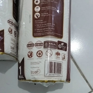MONTISS Kitchen Roll Towel 80 Sheets | Tisu Dapur Montiss Gulung 80 Lembar - 2 Ply