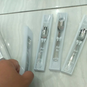 ISI 50 SOUVENIR SENDOK GARPU SILVER CANTIK