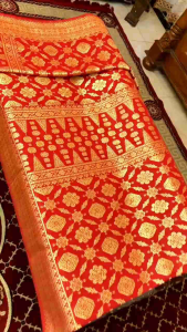 EXCLUSIVE SONGKET BERLIAN GEBENG Grade A Rangkap 1 Merah Cabe ORI/ Songket Tenun Palembang Asli