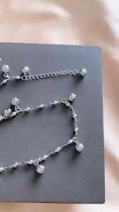 Gelang Kaki Bola-Bola Putih Cantik CXB571