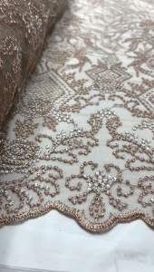 Bahan Kain Tille Bordir To Town/ Tille Dua warna