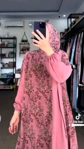 New Tunik Celana Melati Set Hijab Airflow Premium Viral Best Seller