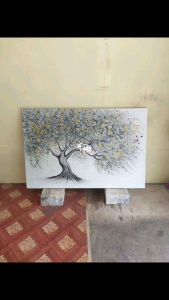 Lukisan Pohon Aesthetic Hiasan Dinding - Future Art Painting