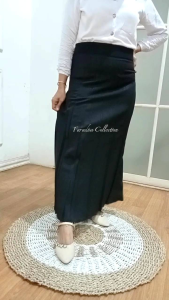 ROK KANTOR PLISKET FORMAL PINGGANG FULL KARET SUPER JUMBO MUAT BB 100KG
