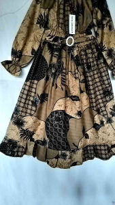 batik anak perempuan gamis batik anak perempuan gamis batik full usia 3-4 tahun