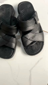 sandal karet pria tali belakang keren casual / sandal cowok karet nyaman di pakai