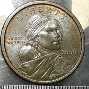 Koin Mancanegara Koleksi kuno 1 Dollar Tahun 2000 BEKAS
