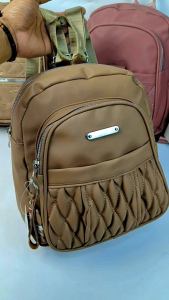 Ransel Wanita Model Terbaru Ukuran Sedang Bahan Nilon Waterproof Anti Air Backpack dengan Desain Unik Beruang Lucu Sekolah