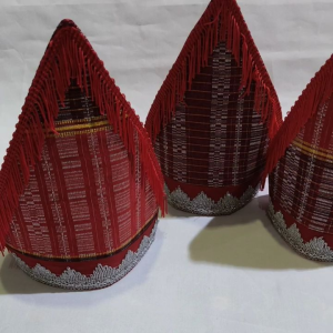 Topi ragi hotang aksesoris pria adat Batak toba
