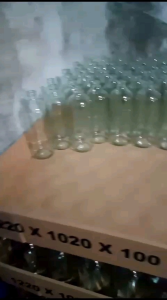 Paket Ekonomis 12 Pcs Botol Kaca 1 Liter