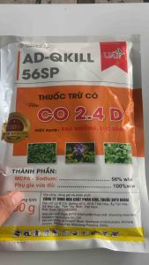 Thuốc trừ cỏ CO 24D (Gói 500gr) Dạng bột lưu dẫn Trừ cỏ lá láng lá rộng Cỏ trong lúa Thân gỗ Cứng Đầu Cỏ Lâu Năm