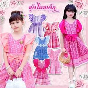 เด็ก เดรสผ้า ชูฟื้น ซอฟต์แวร์ เดรสซิปหลัง ใส่สม๊อคเอวยางยืด ชุดและ