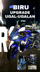 leheran look 2 silinder blue ninja 250 cbr250rr r25 mt25 all type 2 silinder
