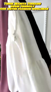 Tunik Wanita Terbaru 2023 Crinkle Cantik Mewah Murah Premium Wanita Korean Style Remaja Muslimah