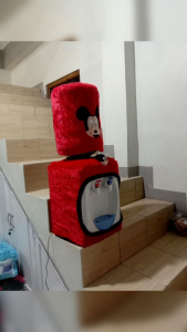 paket 2in1 Sarung Dispenser+Galon/ Dijamin MURAH 1set Sarung Galon Karakter Timbul +Sarung Dispenser Karakter Motif Bahan Bulu Rasfur Spesial /Sarung Galon Motif+Sarung Dispenser Air warna biru pink hijau Bulu Rasfur