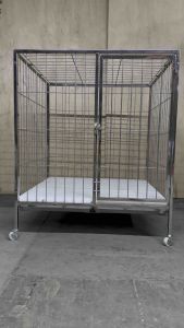 3x3x3.5 ft. HEAVY DUTY 304 STAINLESS STEEL DOG CAGE