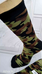 Kaos Kaki Pria TNlI Loreng Army Panjang bahan Tebal