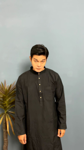 Gamis Pria Dewasa/Qulhu-Gamis/Gamis Madinah Snap Button Katun Airflow