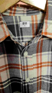 Kemeja Flanel "Uniqlo" Original Second Size S