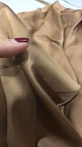 Vải phi lụa hàn màu nâu mềm rũ  (khổ 1m5)may đầm váyáo kiểu áo dài thiết kế thời trang