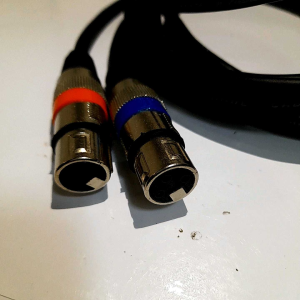 Kabel Mixer Power - XLR Canon Female to RCA Canare - Sepasang