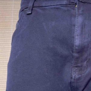 Celana Jeans Sobek Pria Bahan Stretch Blue Navy & Regular