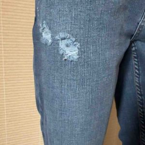 Celana Jeans Sobek Pria Bahan Stretch Denim Blue Whipping - Regular