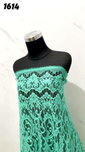 Kain Panel Brukat Cord Lace - 1614 - Grade B - Panjang 3 m Lebar 13 m