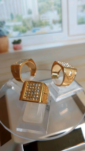 Cincin cowok tabir ring gold mewah