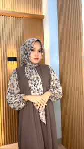 Paula Set Hijab Open Po Senin Ukuran 110-135