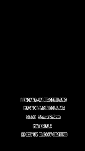 LENCANA JALUR GEMILANG MAGNET & PIN | TAG MAGNET BENDERA MALAYSIA | SIZE 5cm x 2.5cm | BENDERA MALAYSIA