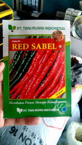 KEMASAN BARU Benih Cabe Keriting Red Sabel 10 gram TANI MURNI