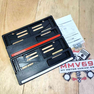 Tempat Dudukan Plat Nomor Motor Honda Original Cover Wadah Tatakan Plat Nomer Motor Asli AHM