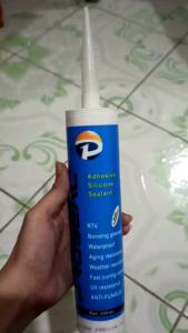 Proseal Adhesive Silicone Sealant 300ml White Clear Black (24pcs) by QUEBES