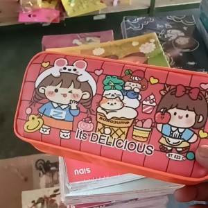 Kotak Pensil Kain Resleting: Aksesoris Tulis Kualitas Tinggi