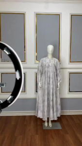 Gamis Dhifa Athifah Dress Model Terbaru Idul Fitri Lebaran (STOK TERBATAS)