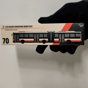1:110 scale Singapore Mercedes O405G Hispano Habit bendy bus model service 856