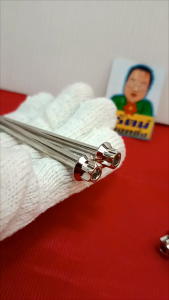 อารัตน์นอตซิ่ง น็อตยึดฝาแคม wave125SR X iบังลม หัวเฟือง สแตนเลส ขัดเงา ราคาต่อ 1 ตัว