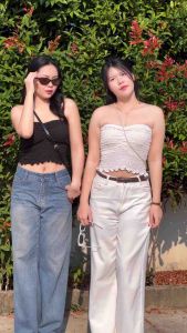 Hello🌸🌥 เกาะอกสม็อคระบายชาย สีพื้น ทรงสวย พลางหุ่น  เกาะอกดีเทลจึ้งมากกกกก น่าสม็อคทั้งตัว ดีเทลชายระบายน่ารักมากๆ🪺🍃