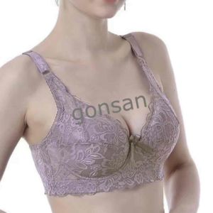 GONSAN Elegant Lace Full-Coverage Wire Bra for Women #B016